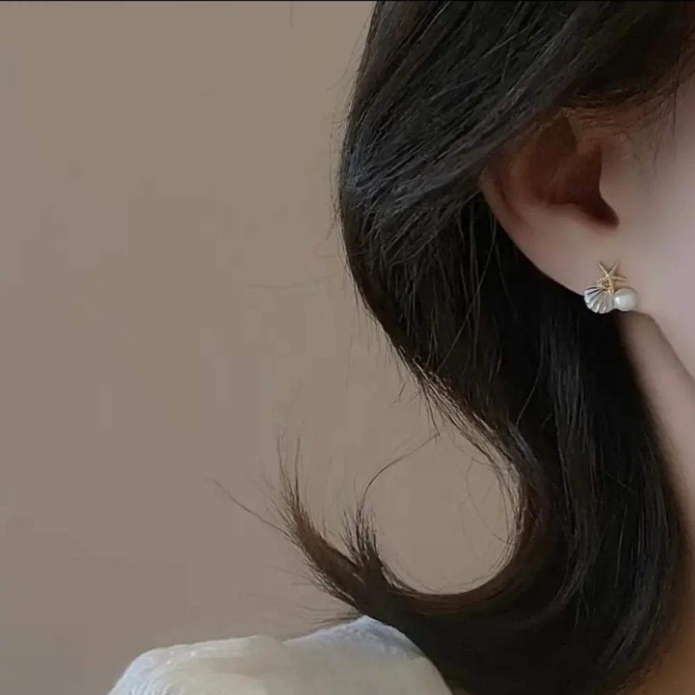 Seashell Starfish Earrings